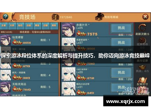 探索游泳段位体系的深度解析与提升技巧,助你迈向游泳竞技巅峰